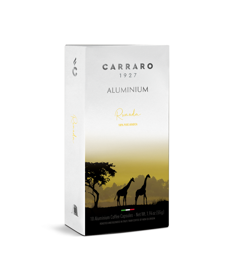Nespresso® Compatible Capsules compatibles Nespresso® Mono Origine Rwanda 10x - Caffè Carraro 1927 CARRWANES10