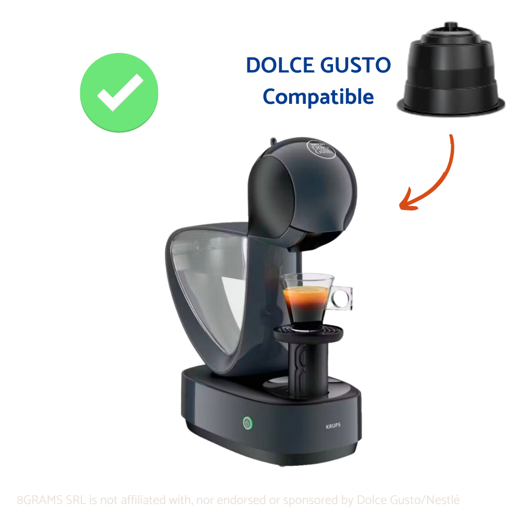 Pour Dolce Gusto Italian Coffee - Macaron pour Dolce Gusto ® (Chocolat blanc et Amaretto) - 16 Capsules ITCOFMACADG