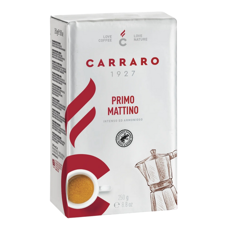 Café Moulu Primo Mattino Espresso 250gr - Caffè Carraro 1927