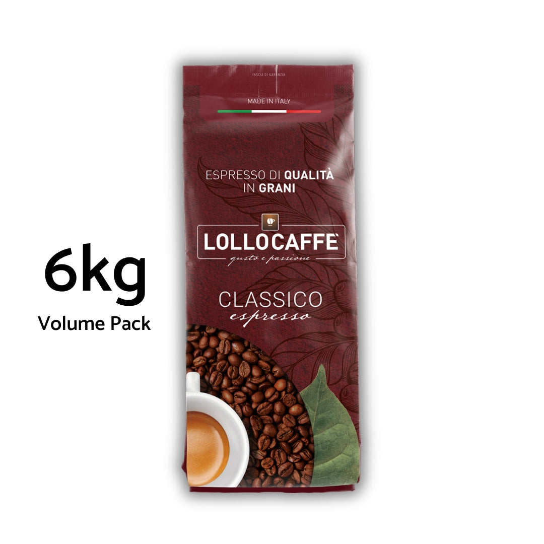 Italian coffee beans, Naples roast - Lollo Caffè Classico - 1kg