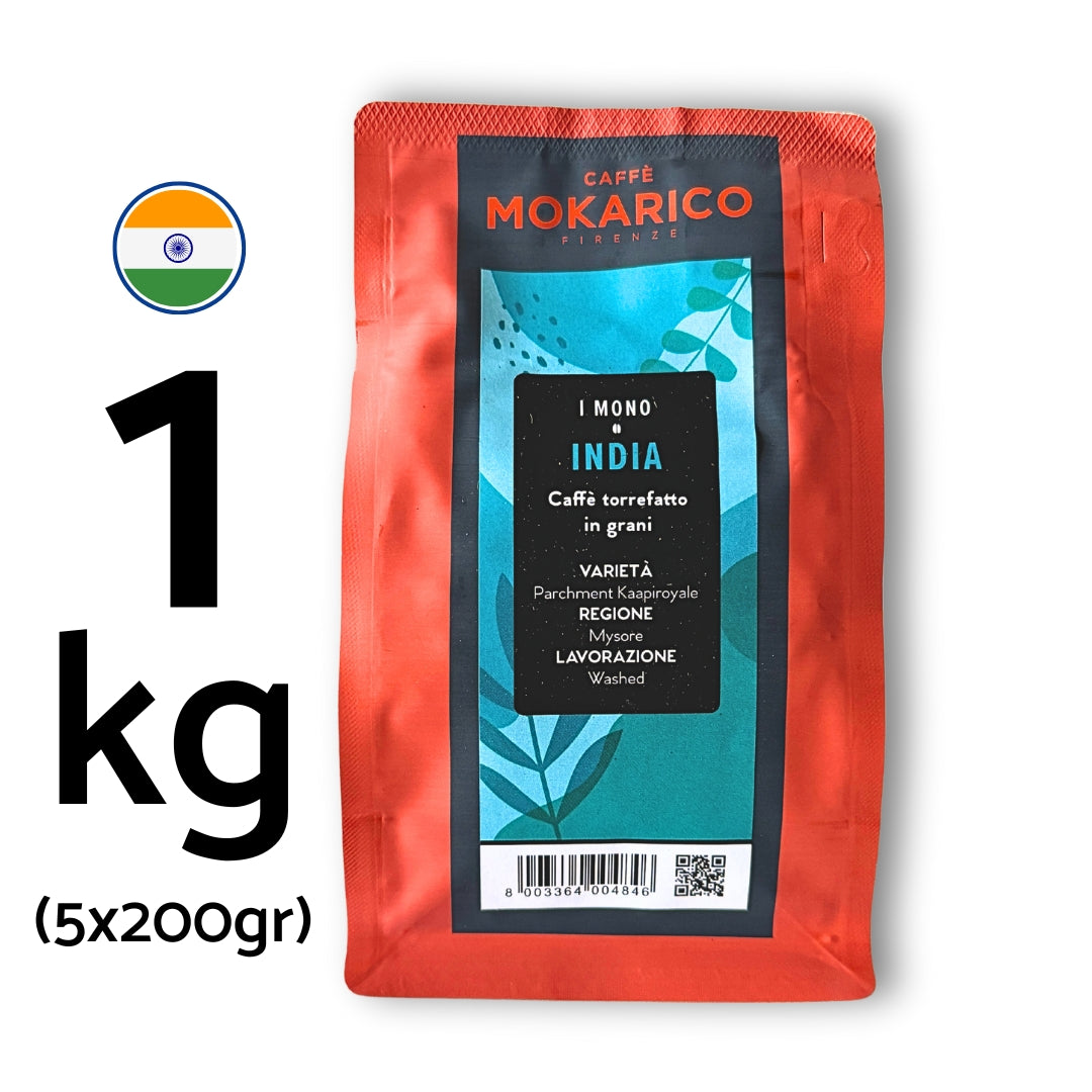 Single Origin Coffee Beans India - Mokarico - 200 gr
