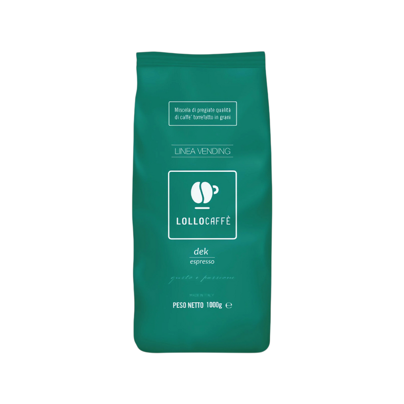 Café en grains décaféiné - Lollo Caffè - 1kg - Torréfaction de Naples