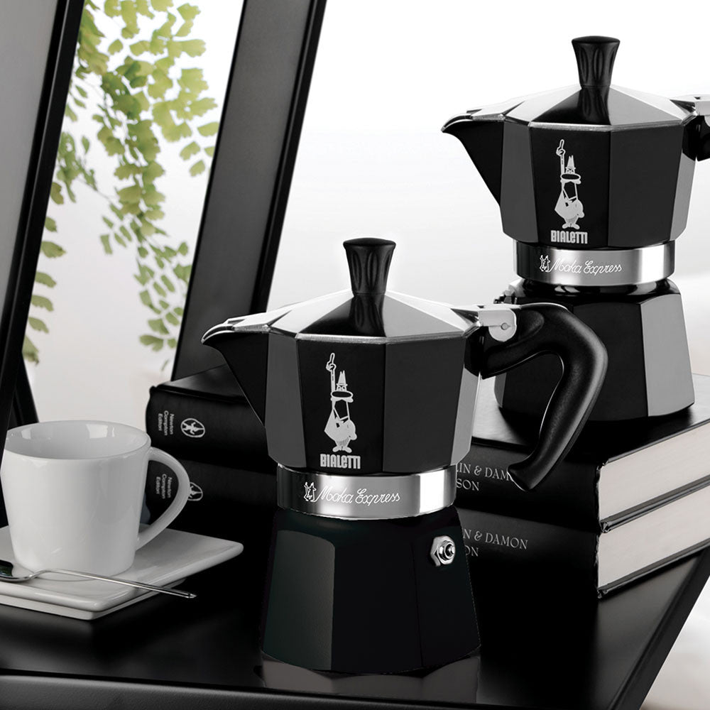 Bialetti Moka Express Zwart Koffiezetapparaat – 3 Kopjes