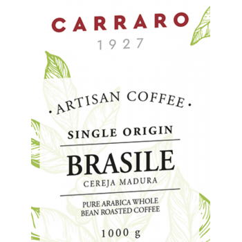 Coffee beans Coffee beans - Brazil 100% Arabica (Single Origin) - Caffè Carraro 1927 CARBRG1KG