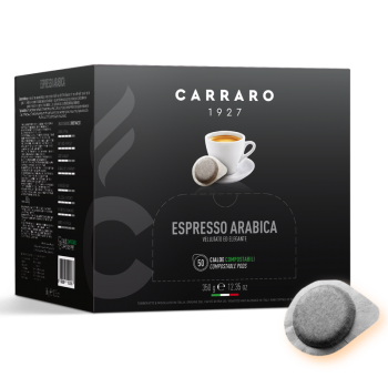 ESE Paper Pods 50x ESE Coffee pods - Espresso Arabica - Caffè Carraro 1927 CARARAESE50