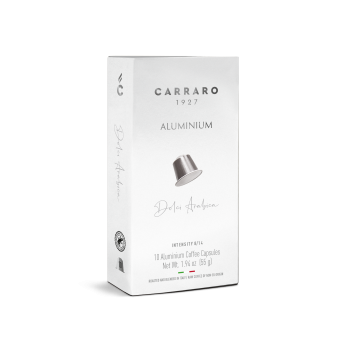 Nespresso® Compatible Caffè Carraro 1927 - 10x Dolci Arabica - Aluminium capsules (Nespresso® compatible) CARDCANES10