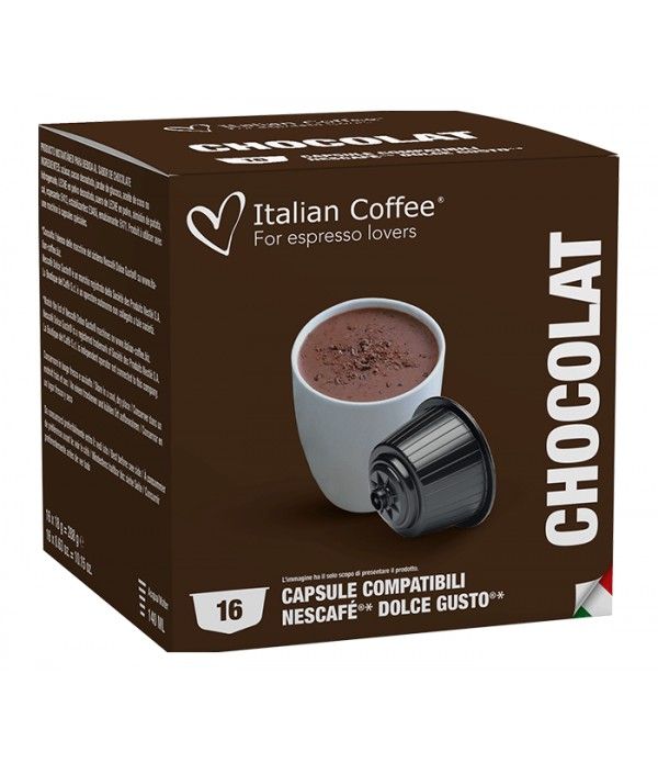 Accueil Italian Coffee - Chocolat pour Dolce Gusto® - 16 Capsules ITCOFCHOCO