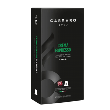 Nespresso® Compatible Caffè Carraro 1927 - 10x Crema Espresso - Nespresso® compatible capsules CARCENES10