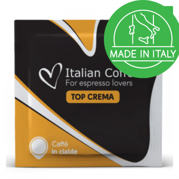 ESE Paper Pods Italian Coffee - Top Crema espresso - 100 ESE coffee pods TOPCREMITC100