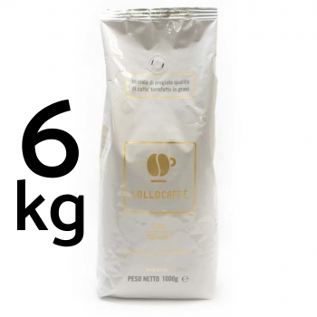 Accueil 6x Café en grains, torréfaction de Naples - Lollo Caffè – Oro Arabica - 1kg LOLLOROG6