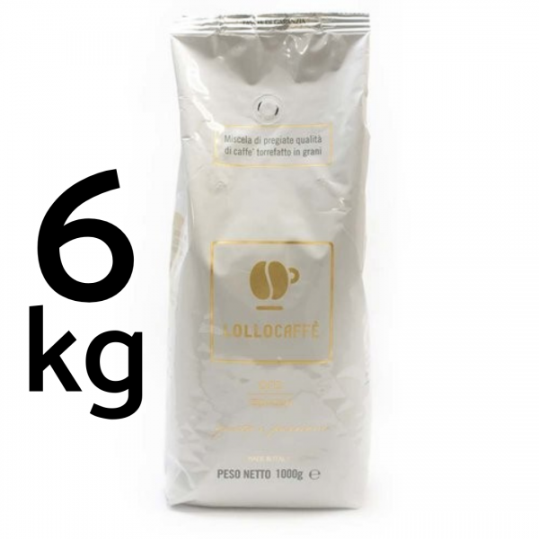 Home 6x Coffee beans from Naples - Lollo Caffè – Oro Arabica - 1kg LOLLOROG6