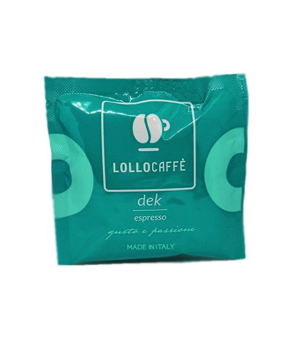 ESE Paper Pods 100 ESE coffee pods - Lollo Caffè Dek (Decaf, 44mm) LOLDECESE100