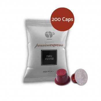 Accueil 200 Capsules Lollo Caffè Nero - Compatibles Nespresso® PASNESNERO200