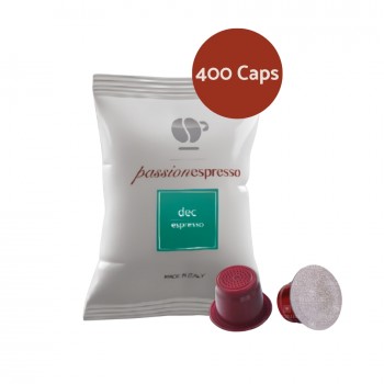 Accueil 400 Capsules Lollo Caffè Dec - Compatibles Nespresso® PASNESDEC400