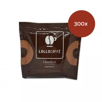Accueil 300 Dosettes café ESE - Lollo Caffè Classico (44mm) LOLCLESE300