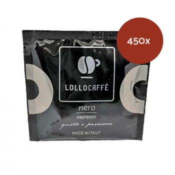 Accueil 450 Dosettes café ESE - Lollo Caffè Nero (44mm) LOLNEROESE450