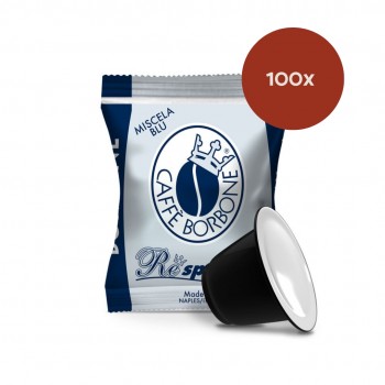 Accueil 2x Borbone Respresso Blu pour Nespresso - Capsules café compatibles - 50 pièces BORBONEBLUE2X50