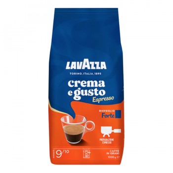 Café en grains Café en grain - Crema e Gusto FORTE - Lavazza - 1kg LAVACEG1