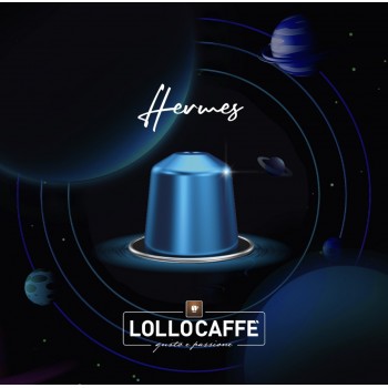 Home 100 Capsules - Lollo Caffè Speciality Hermes - Aluminium capsules Nespresso® compatible LCHERMESNES100