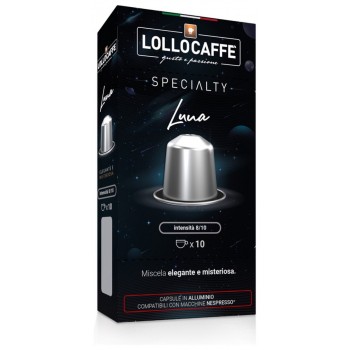 Nespresso® Compatible Lollo Caffè Speciality Luna - 10 Aluminium capsules Nespresso® compatible LCLUNANES10