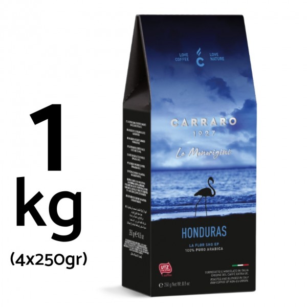 Home Ground Coffee - Honduras 4x 250gr - Carraro 1927 CARHOND1KGM