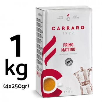 Home Ground Coffee - Primo Mattino Espresso 4x 250gr - Carraro 1927 CARRPMGR1KG