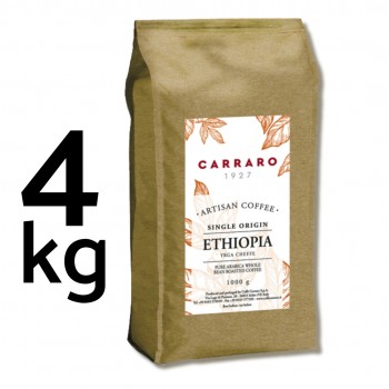 Accueil 4x Café en grains - Éthiopie 100% Arabica Yirgacheffe - Caffè Carraro 1927 - 1kg CARETG4KG
