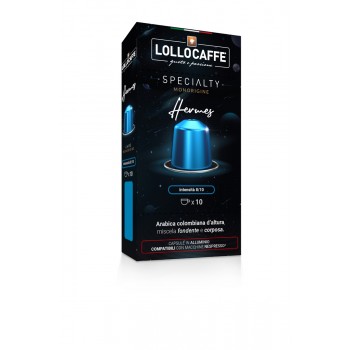 Home 200 Capsules - Lollo Caffè Speciality Hermes - Aluminium capsules Nespresso® compatible LCHERMESNES200