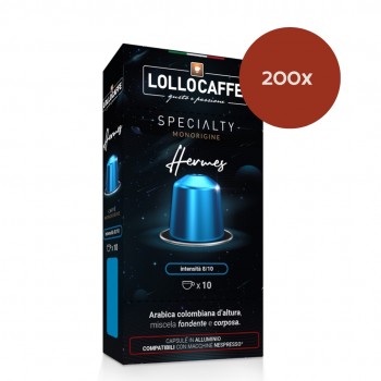 200 capsule caffè LAVAZZA ESPRESSO COLOMBIA compatibili NESPRESSO