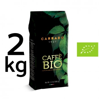 Home 2kg Coffee beans - Organic - Bio - Caffè Carraro 1927 CARBIO2KG