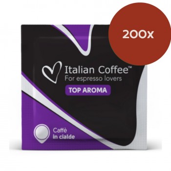 Home Italian Coffee - Top Aroma espresso - 200 ESE coffee pods TOPAROMITC200