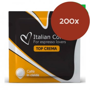 Accueil Italian Coffee - Top Crema espresso - 200 Dosettes ESE (Cialde) TOPCREMITC200