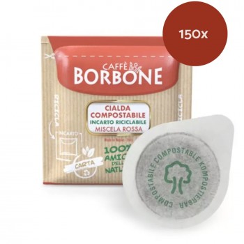 Accueil Caffè Borbone Rossa Cialde - Dosettes papier ESE - 150 pièces BORBESEROSSA150