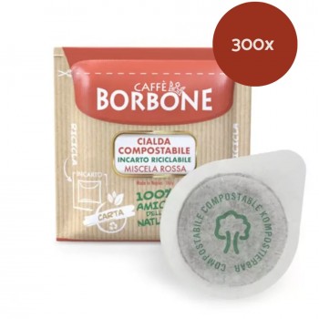 Accueil Caffè Borbone Rossa Cialde - Dosettes papier ESE - 300 pièces BORBESEROSSA300