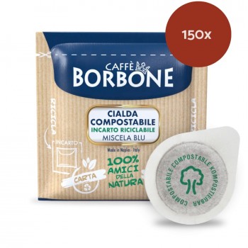 Accueil Borbone Cialde Blu - Dosettes ESE 44mm - 150 pièces BORBLUESE150