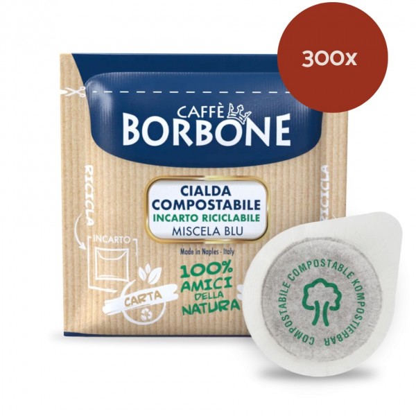 Accueil Borbone Cialde Blu - Dosettes ESE 44mm - 300 pièces BORBLUESE300