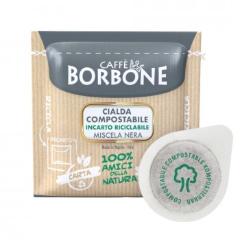 ESE Paper Pods Borbone Nera Cialde - ESE Coffee pods - 50 Pieces BORBNERAESE50
