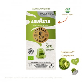 Home Nespresso® Compatible – Lavazza Tierra For Planet - 100 capsules LAVTIERRANES100