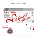 Nespresso® Compatible 100 capsules Italian Coffee Crema for Nespresso® compatible ITCOFCREMANES