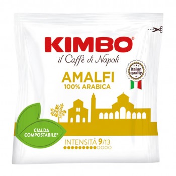 Dosettes papier ESE KIMBO - Amalfi 100% Arabica - 50 Dosettes café ESE 44mm KMBAMA50ESE