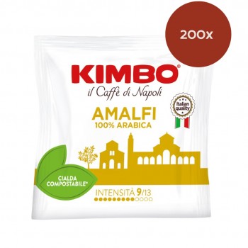Accueil KIMBO - Amalfi 100% Arabica - 200 Dosettes café ESE 44mm KMBAMA200ESE