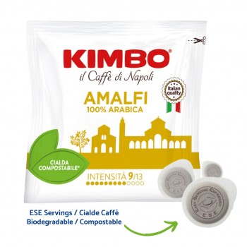 ESE Paper Pods KIMBO - Amalfi 100% Arabica - 100x Paper Pods ESE 44mm KMBAMA100ESE