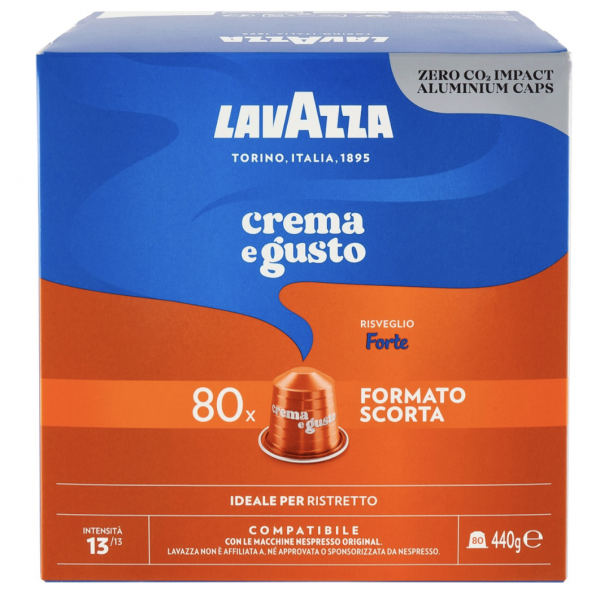 Nespresso® Compatible – Lavazza Crema e Gusto Forte - 30 capsules