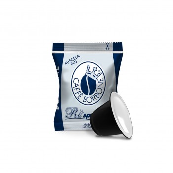 Nespresso® Compatible 100x Borbone Respresso Blu pour Nespresso - Capsules café compatibles BORBLUNES100