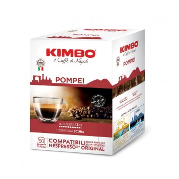KIMBO Napoli Kimbo Pompei pour Nespresso - Capsules café compatibles - 50 pièces KIMBOPOMPNES50