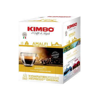 KIMBO Napoli Kimbo Amalfi for Nespresso - Compatible coffee cups - 50 pieces KIMBOAMAFNES50