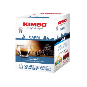 KIMBO Napoli Kimbo Capri for Nespresso - Compatible coffee cups - 50 pieces KIMBOCAPNES50