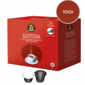 Accueil Zicaffè Gustosa - Nespresso compatible - 100 Capsules café ZICGUST100NES