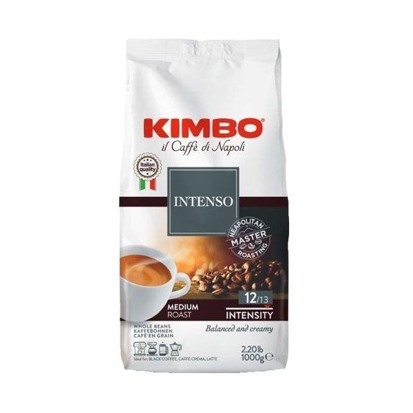 Café en grains Café en grains italien - Kimbo Intenso 1KG KMBINT1KG