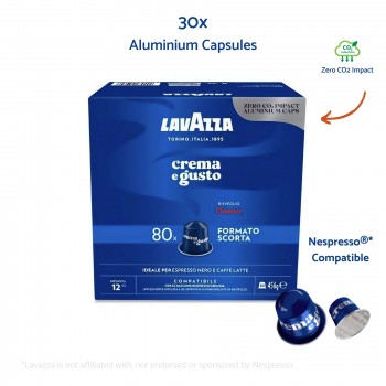 Lavazza Nespresso ® Compatible – Lavazza Crema e Gusto Classico - 80 capsules LAVCEGCNES80